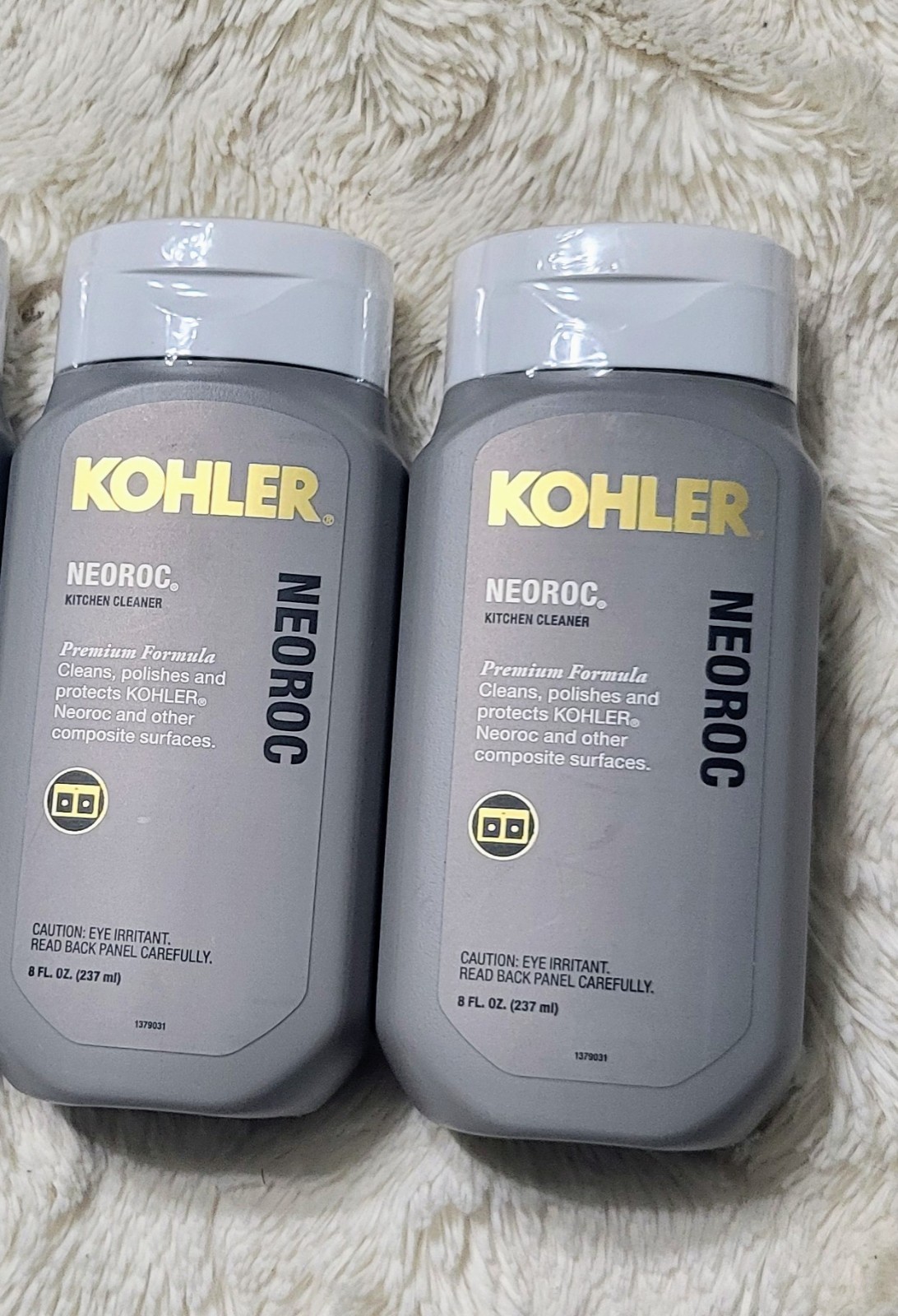 Kohler K-23730-NA Neoroc Cleaner, 8 Fluid_Ounces 2 Bottles Clean Polish Protec