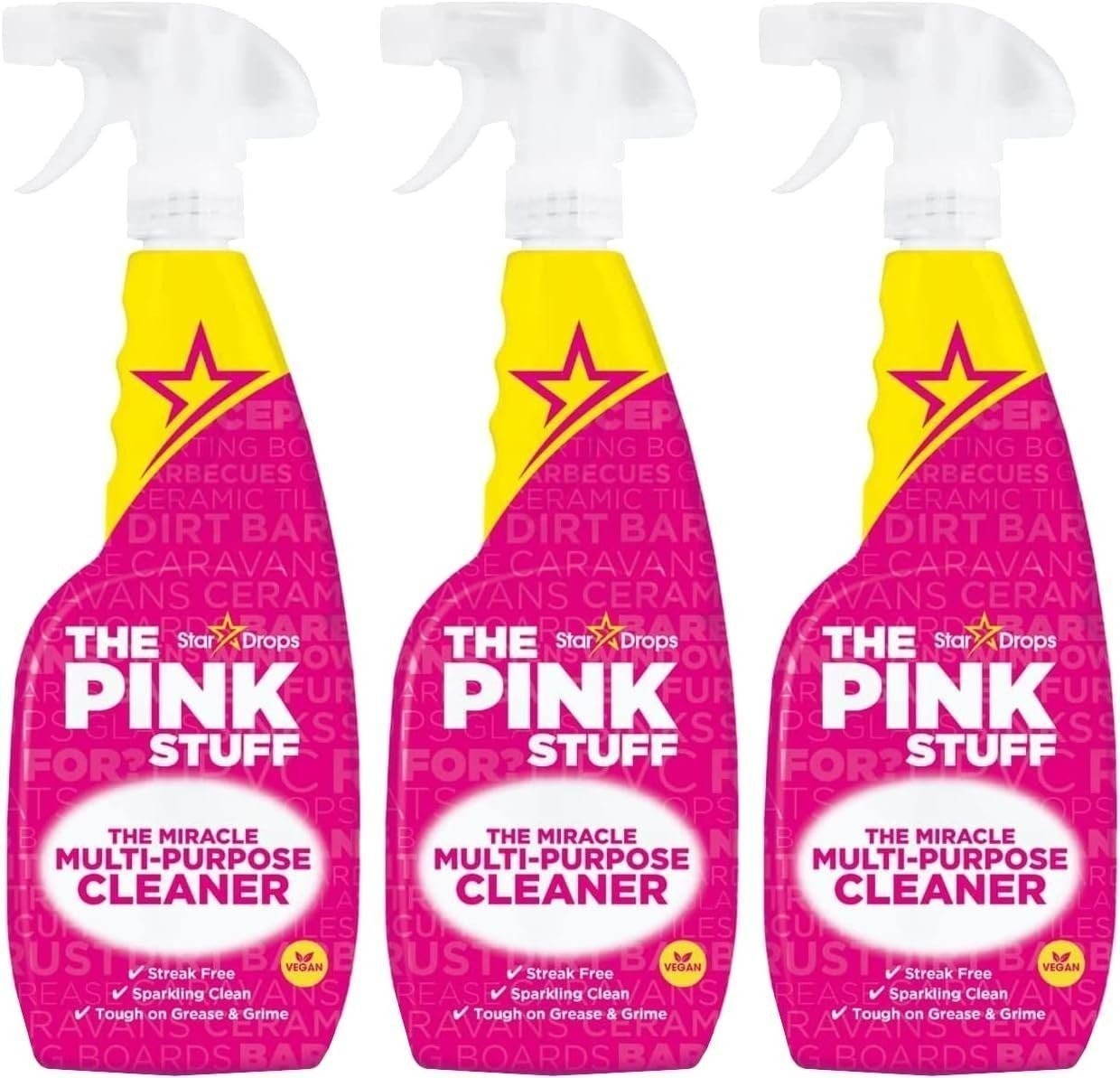Stardrops stuff The Miracle Multi-Purpose Cleaner 750ml Spray WHIGT, 26 Fl Oz…