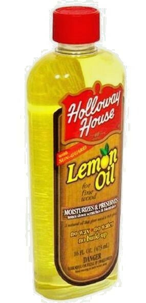 LEMON OIL wood Furniture Cleaner Polish Moisturize & UV proTecT HOLLOWAY HOUSE