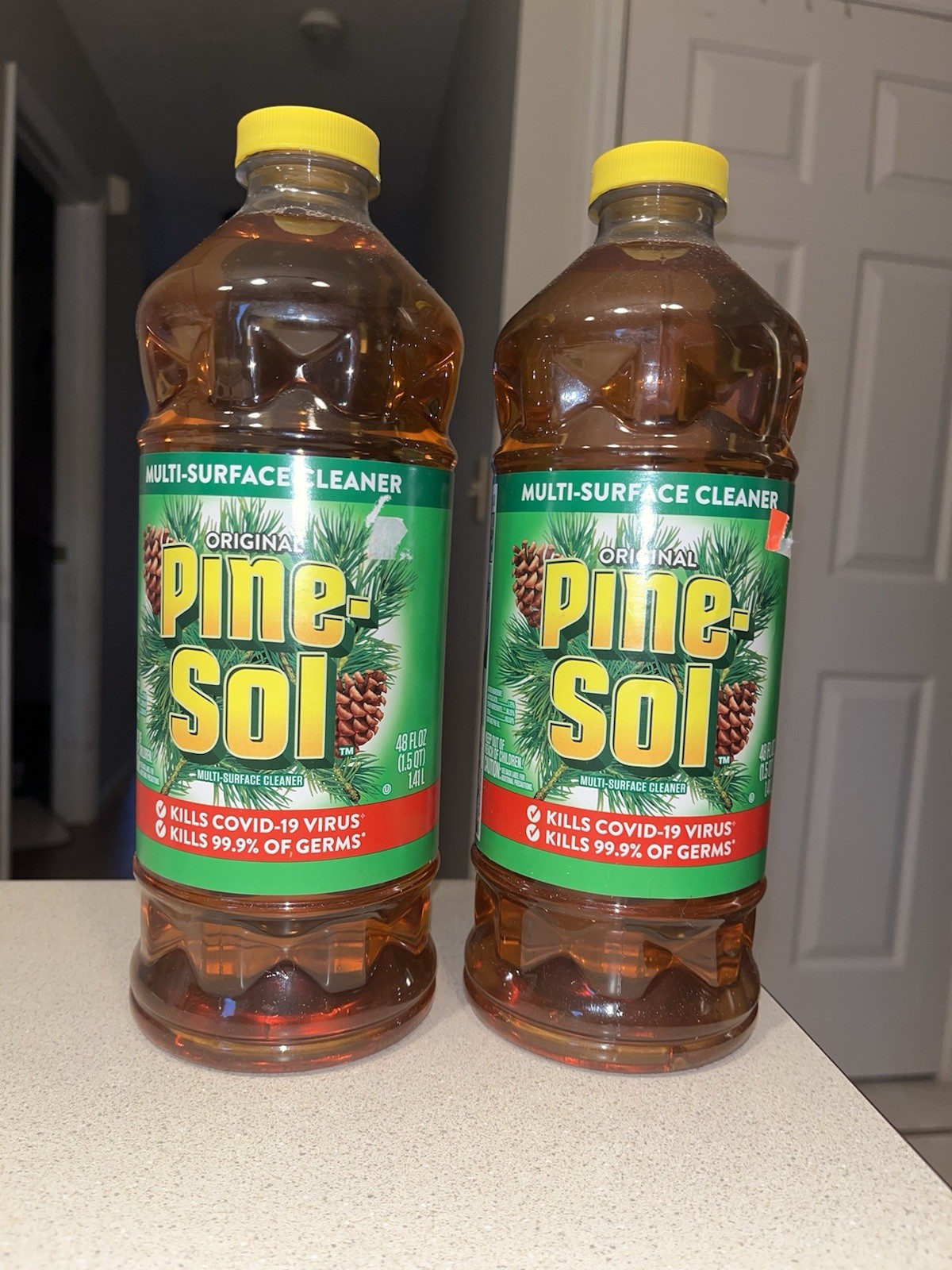 2 Pine Sol ORIGINAL Formula w/ PINE OIL Glycolic Acid Multi Cleaner 48 Oz