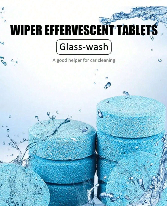 20pcs Automotive Windshield Cleaning Sheets, Concentrated Multi-Functional Fluid