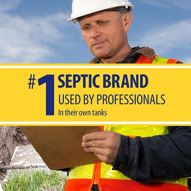 2 PACK – RID-X Septic Treatment, 5 Month Supply of Powder 49 oz (Total 98 oz)