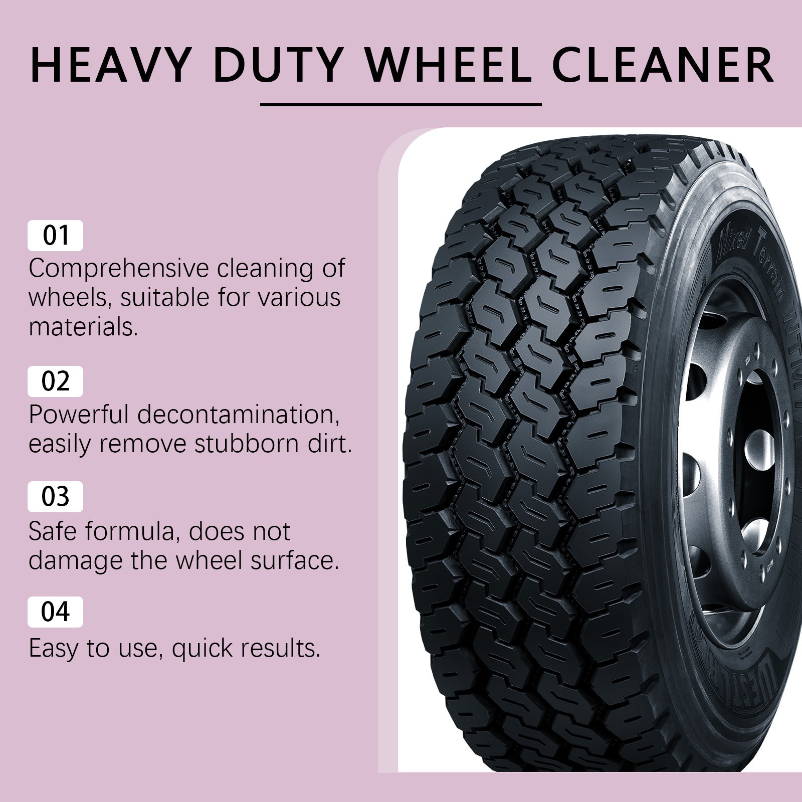 Mad Acid- Glass Cleaner, Heavy-Duty Wheel Cleaner, Water Spot Remover for Cars