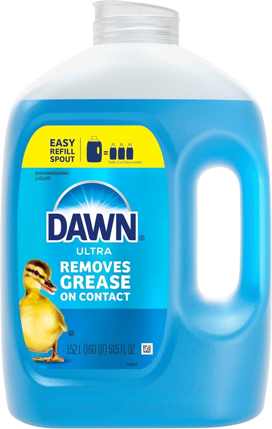 Dawn Ultra Dish Soap Refill Original Scent 51.5 Fl Oz Liquid Dishwashing Soap