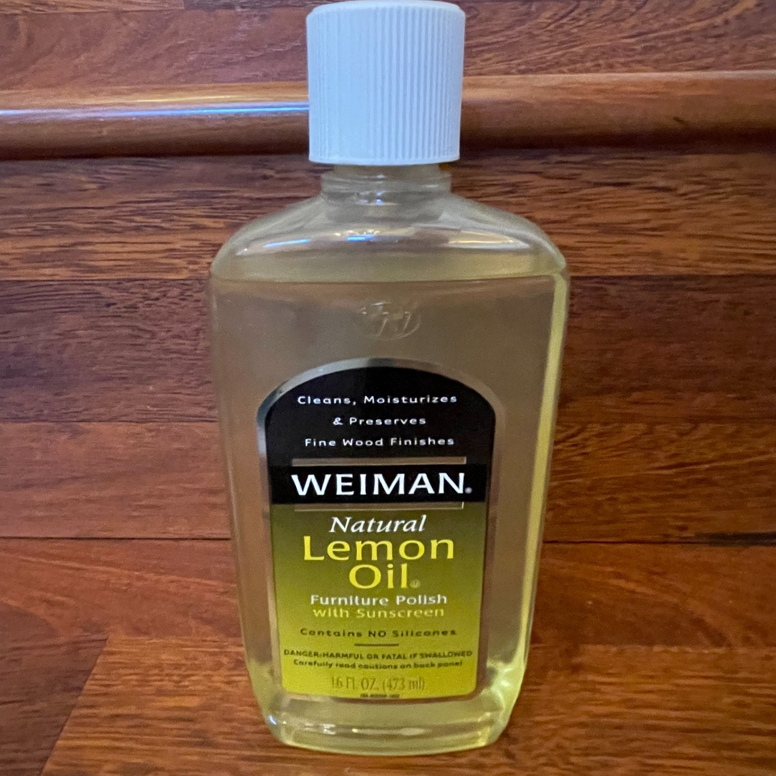 Weiman Natural Furniture Oil Polish w/ UVX-15 Sunscreen 16 FL OZ NEW