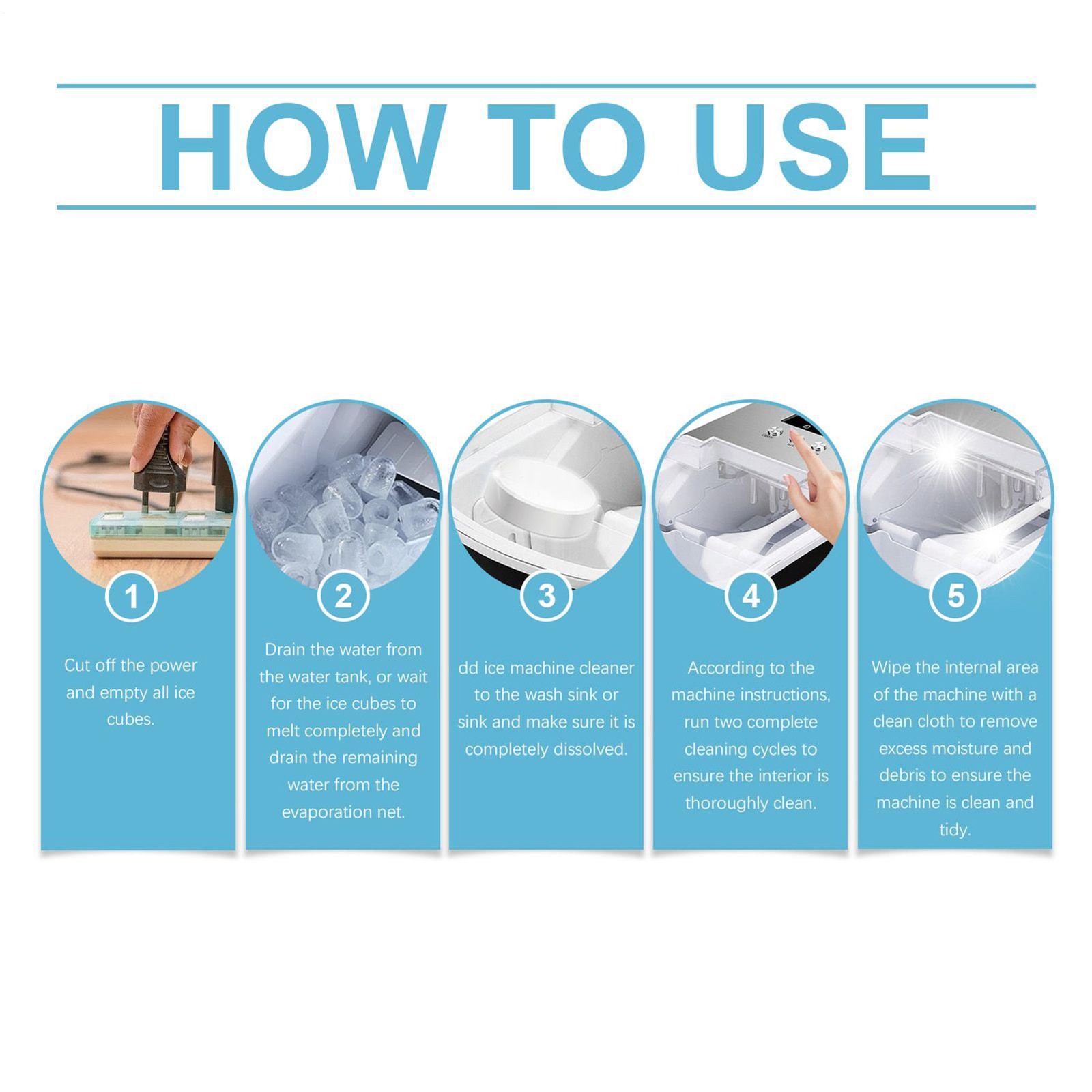 12 Pieces Ice Machine Cleaner Tablets Active Foaming Remover Deep Washer Cleaner