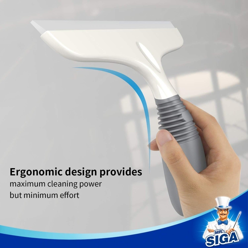 Multi-Purpose Silicon Squeegee for Window, Glass, Shower Door, Car Windshield,
