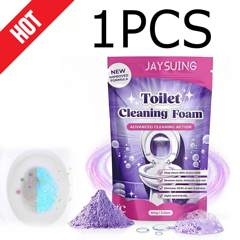 1-5PCS Fizzclean Toilet Foam Cleaner, Toilet Cleaning Foam Insta-Action 100g