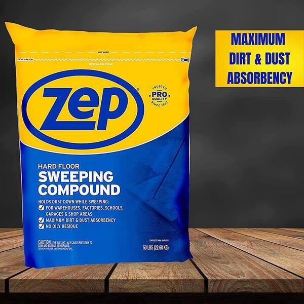 ZEP 50 lbs. Sweeping Compound for effective dust control and clean surfaces.best