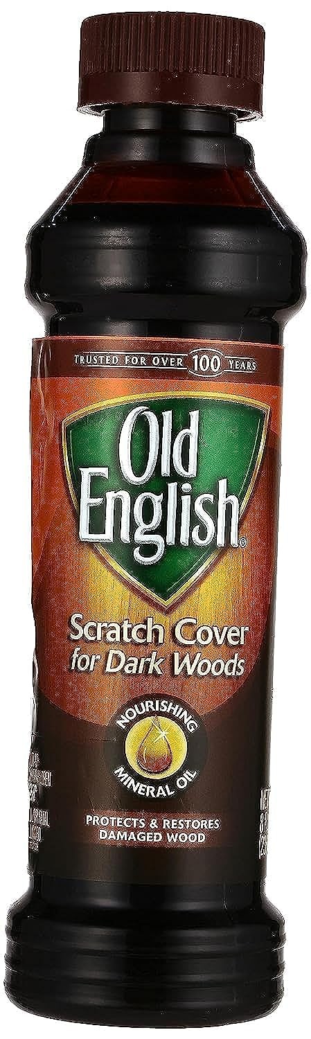 Old English 75144 Scratch Cover For Dark Woods, 8 Fl Oz (Pack of 1), Browm