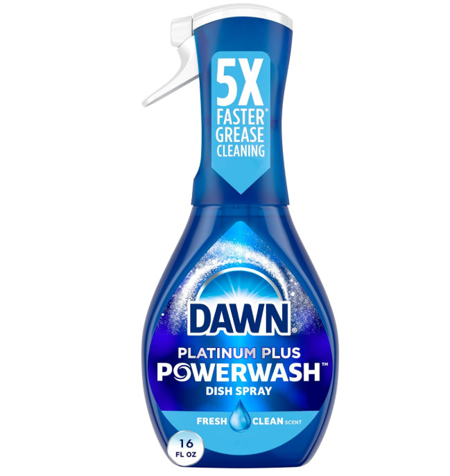 Dawn Platinum Powerwash Dish Spray, Dish Soap, Fresh Scent, 16 Fl Oz
