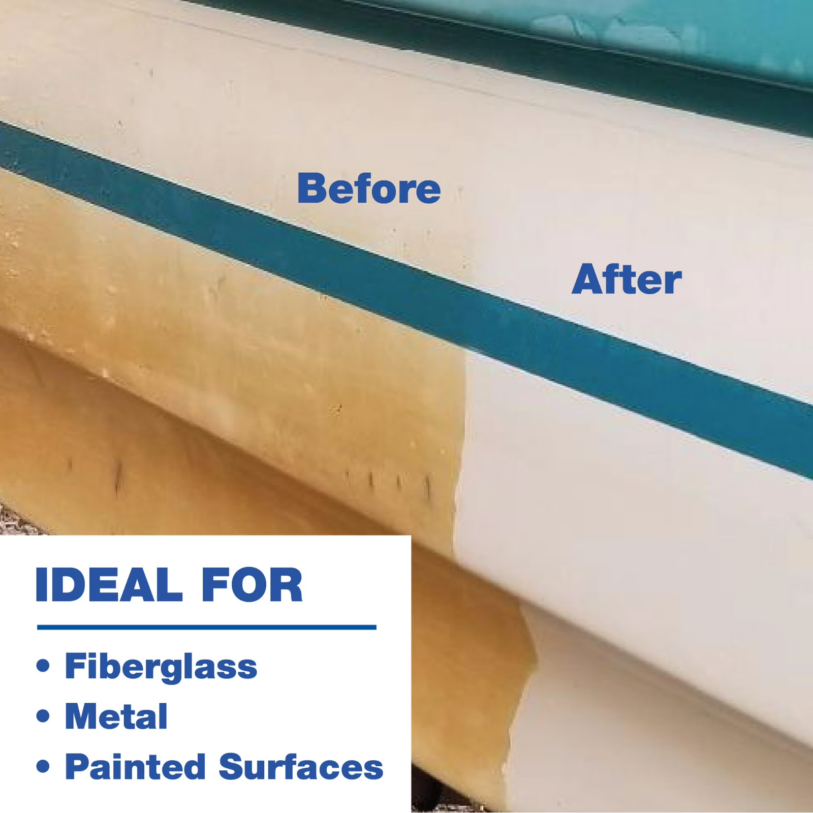 STAR BRITE Instant Hull Cleaner – Gel Spray Formula Clings to Vertical Surfaces