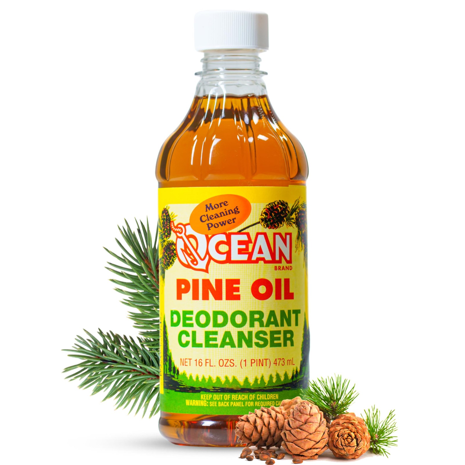 1 PC Ocean Pine Oil Cleaner Concentrate 65% Deodorizer All Purpose 16 Fl Oz