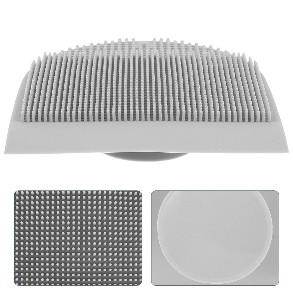 2Pcs Silicone Kitchen Cleaning Brush with Squeegee Reusable for Bathroom Sink