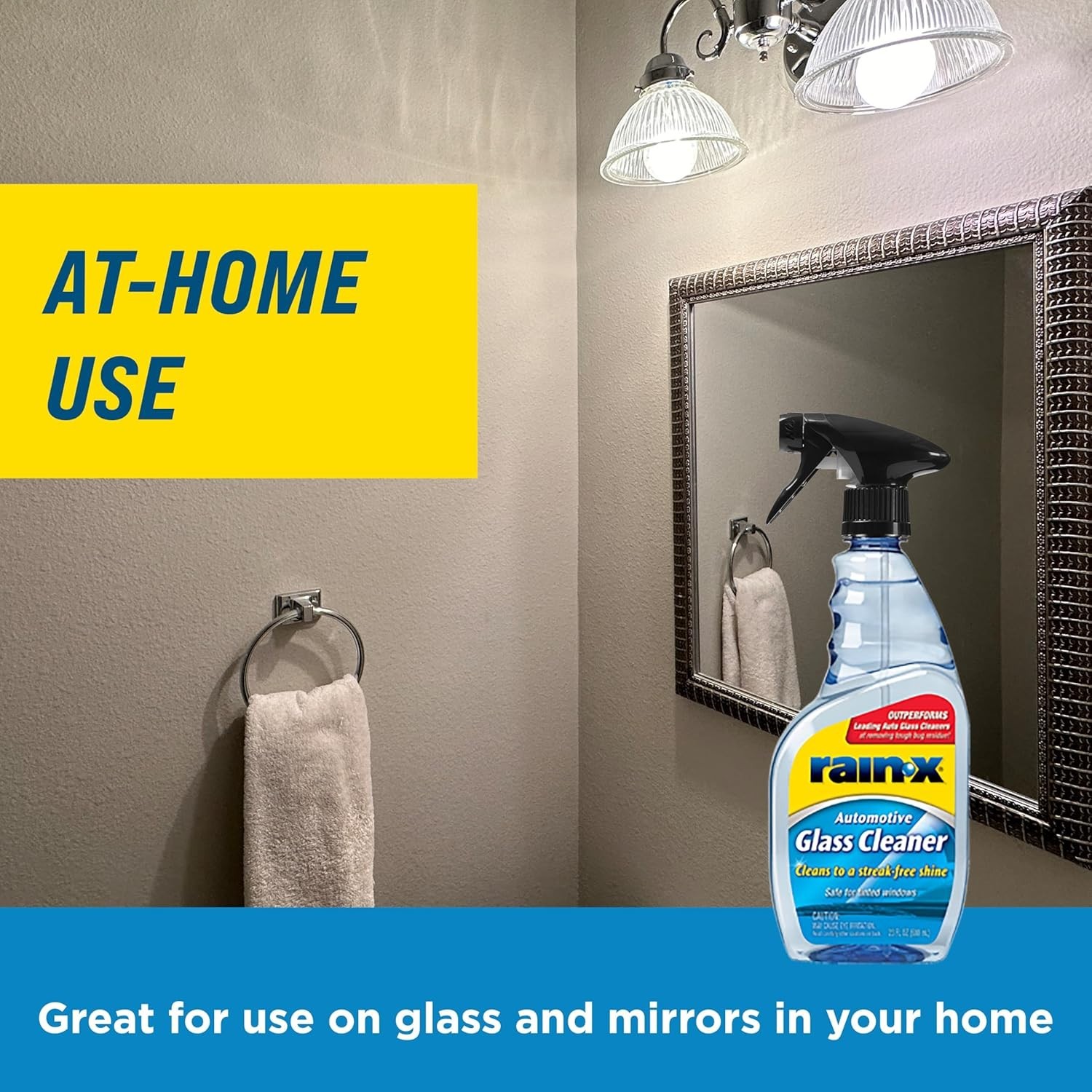 Auto Glass Cleaner 23 oz Spray – Safe for Tinted Windows & Streak-Free Results