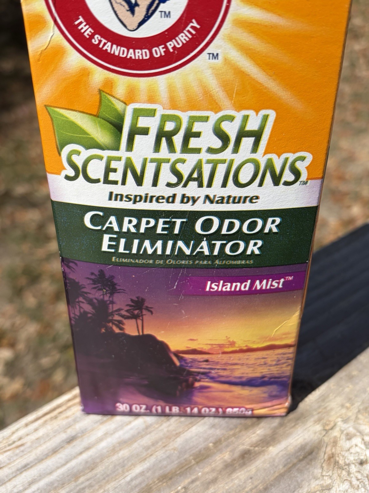 Arm & Hammer Fresh Scentsations Carpet Odor Eliminator ISLAND MIST SCENT 30 oz