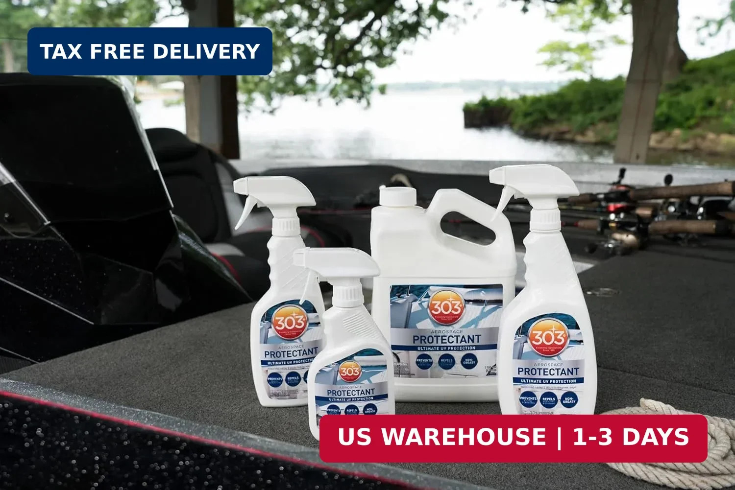 303 Products Marine Aerospace Protectant – UV Protection – Repels Dust, Dirt,…