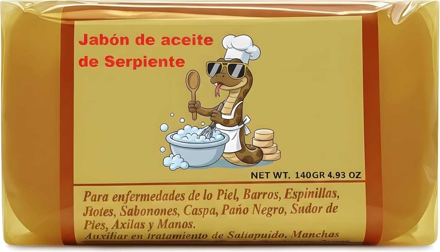 Rattlesnake Soap Bar 4.93 oz (140g) – Hecho a Base de Aceite – Tradital