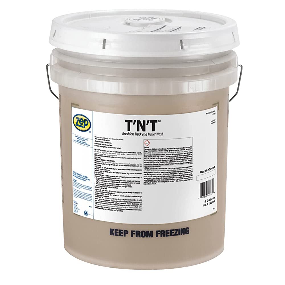 Zep Brushless T’N’T Truck and Trailer Wash – 5 Gallon (1 Pail) – 37635