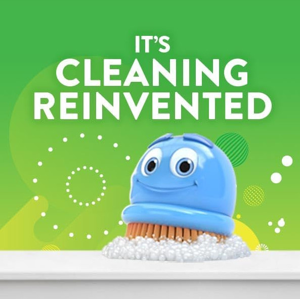 Scrubbing Bubbles Continuous Clean Toilet Drop-Ins, Automatic Blue Toilet Bowl C
