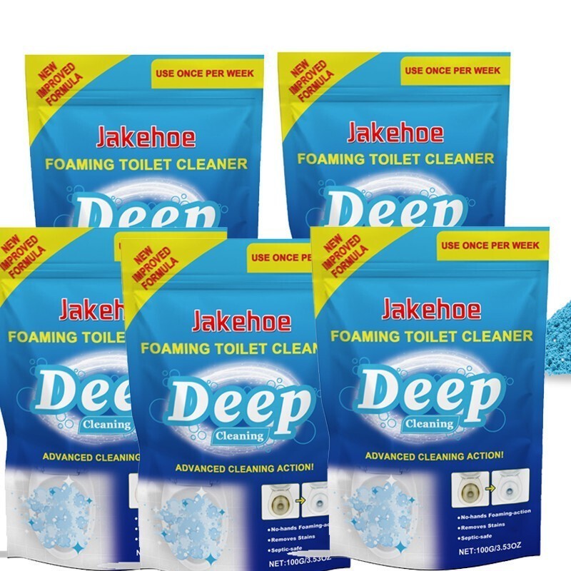 1-5x Splash Foam Toilet Bowl Stains Cleaner Powder 100g Remove Odor Stains Fresh