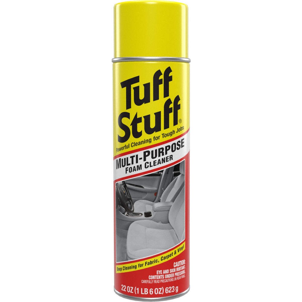 TUFF STUFF Automotive Cleaner,Aerosol,22 oz.,White 458R49