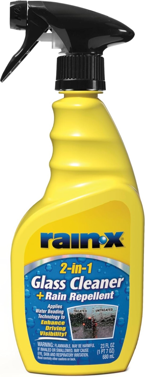 Rain-X Glass Cleaner Rain Repellent 23 fl oz Apllies Water Beading Technology