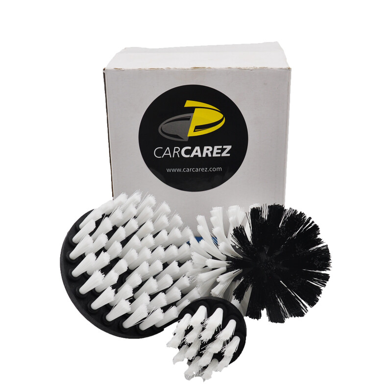 3 Pcs/set Drill Brush Power Scrubber Drill Attachments Cleaning Soft White