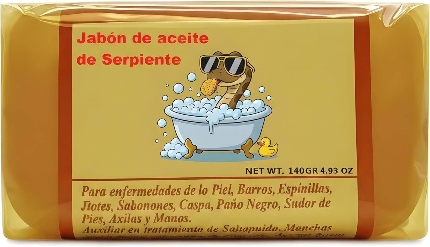 Rattlesnake Soap Bar 4.93 oz (140g) – Hecho a Base de Aceite – Tradital