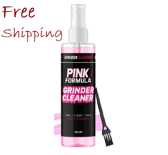 Pink Formula 420 Herb & Spice Grinder Cleaner (Brush included) – 4oz