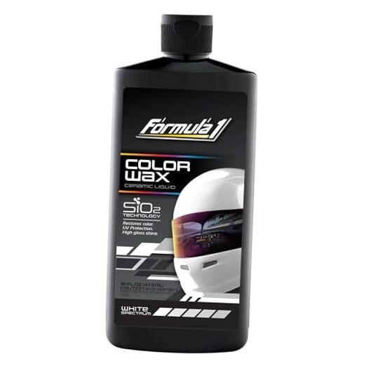 Color Wax Liquid for Cars, Gives Ceramic Water 16 Fl Oz (Pack of 1) White