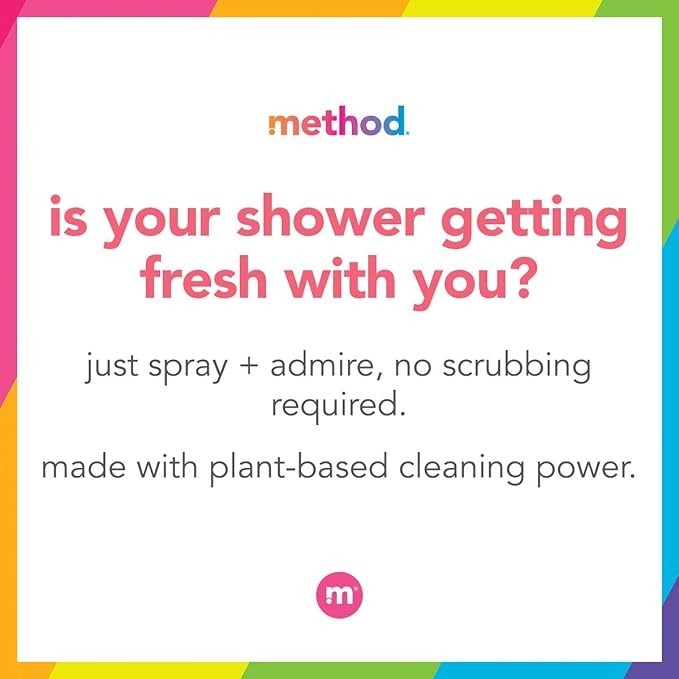 Method Daily Shower Spray Cleaner No Rinse Plant Based Ylang Ylang 28 fl oz 1 pk