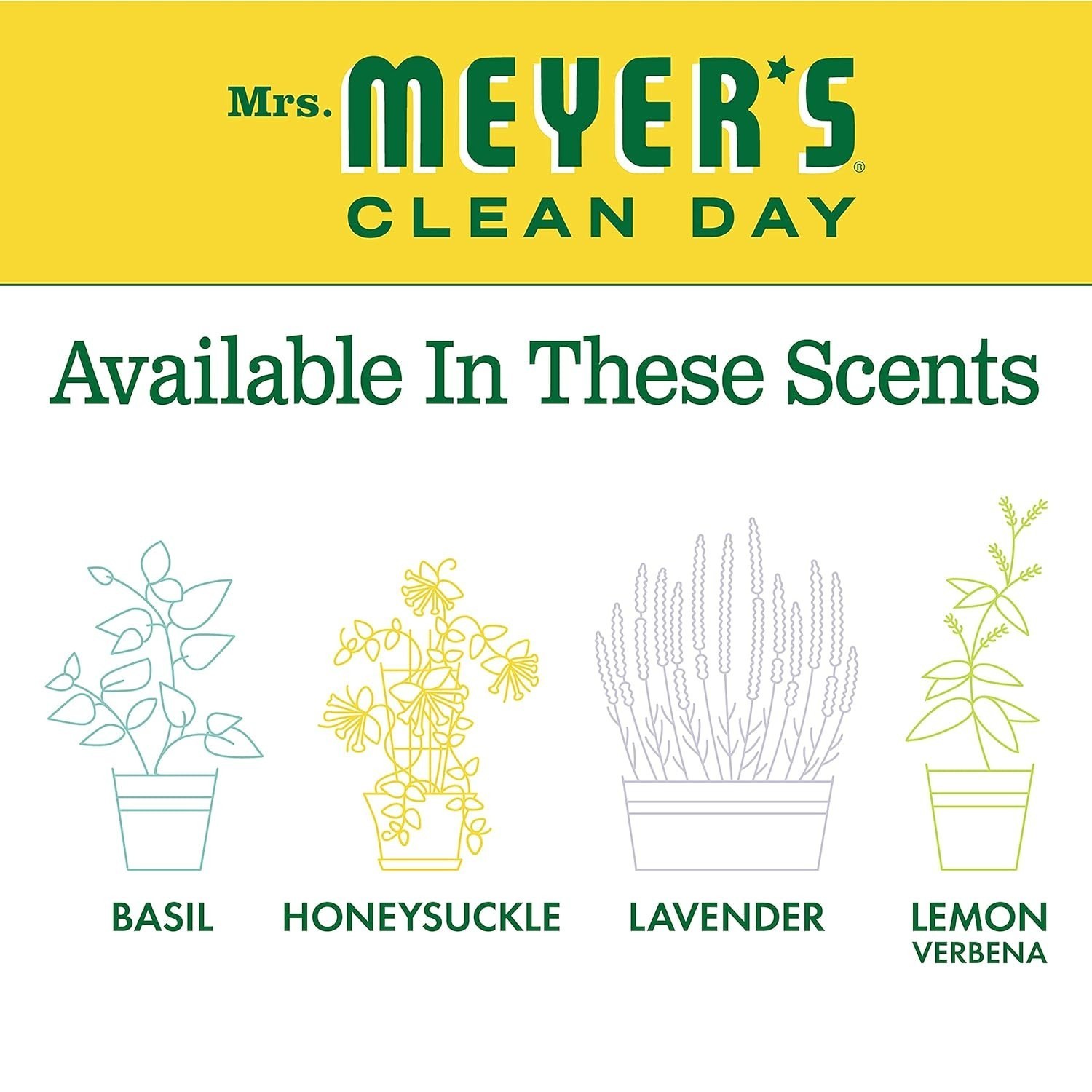 Mrs. Meyer’s Clean Day Liquid Dish Soap, Honeysuckle, 16 Ounce