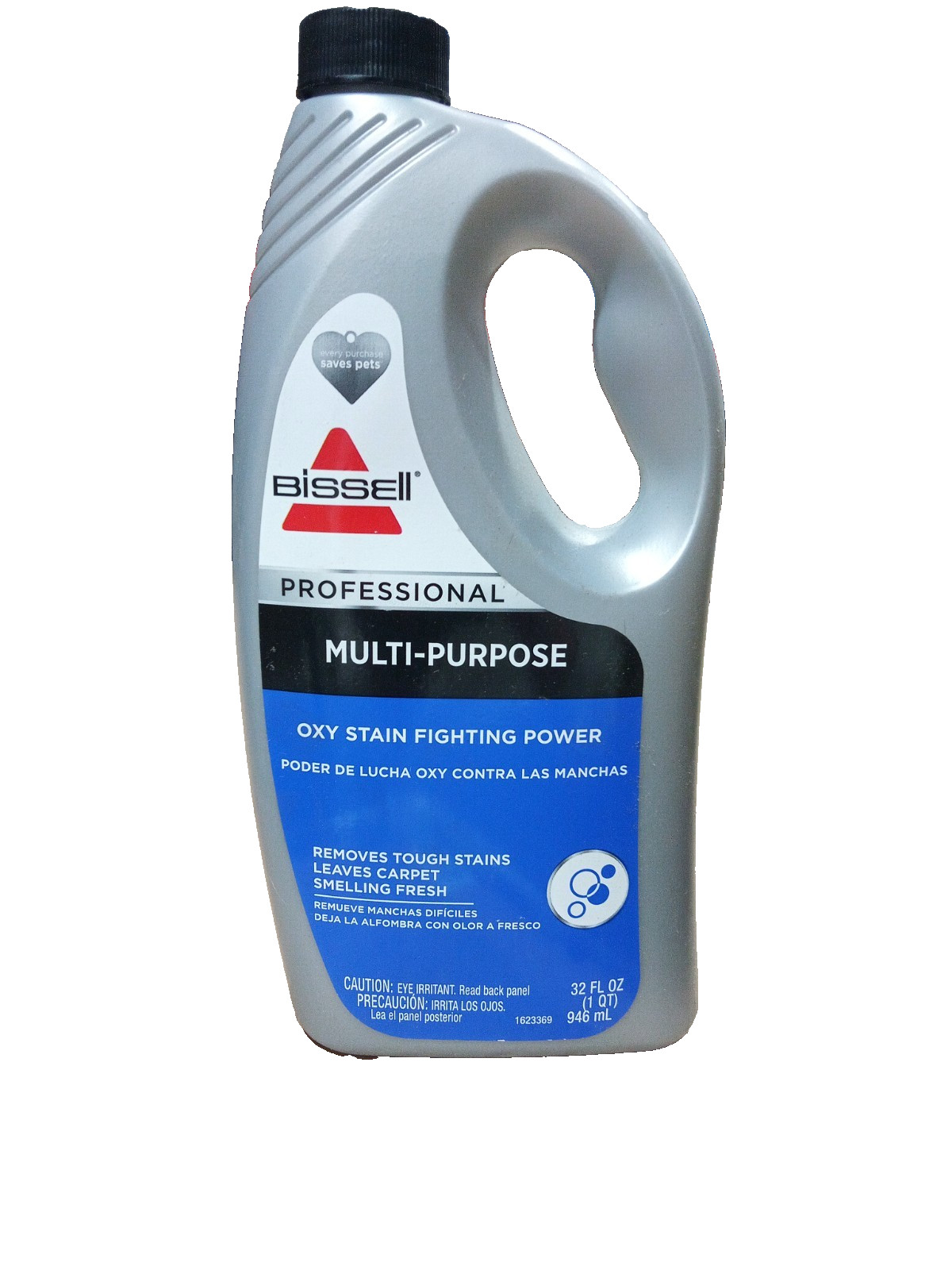Bissell Professional Multi-Purpose Oxy Stain Fight Carpet Cleaner Liquid, 32 oz