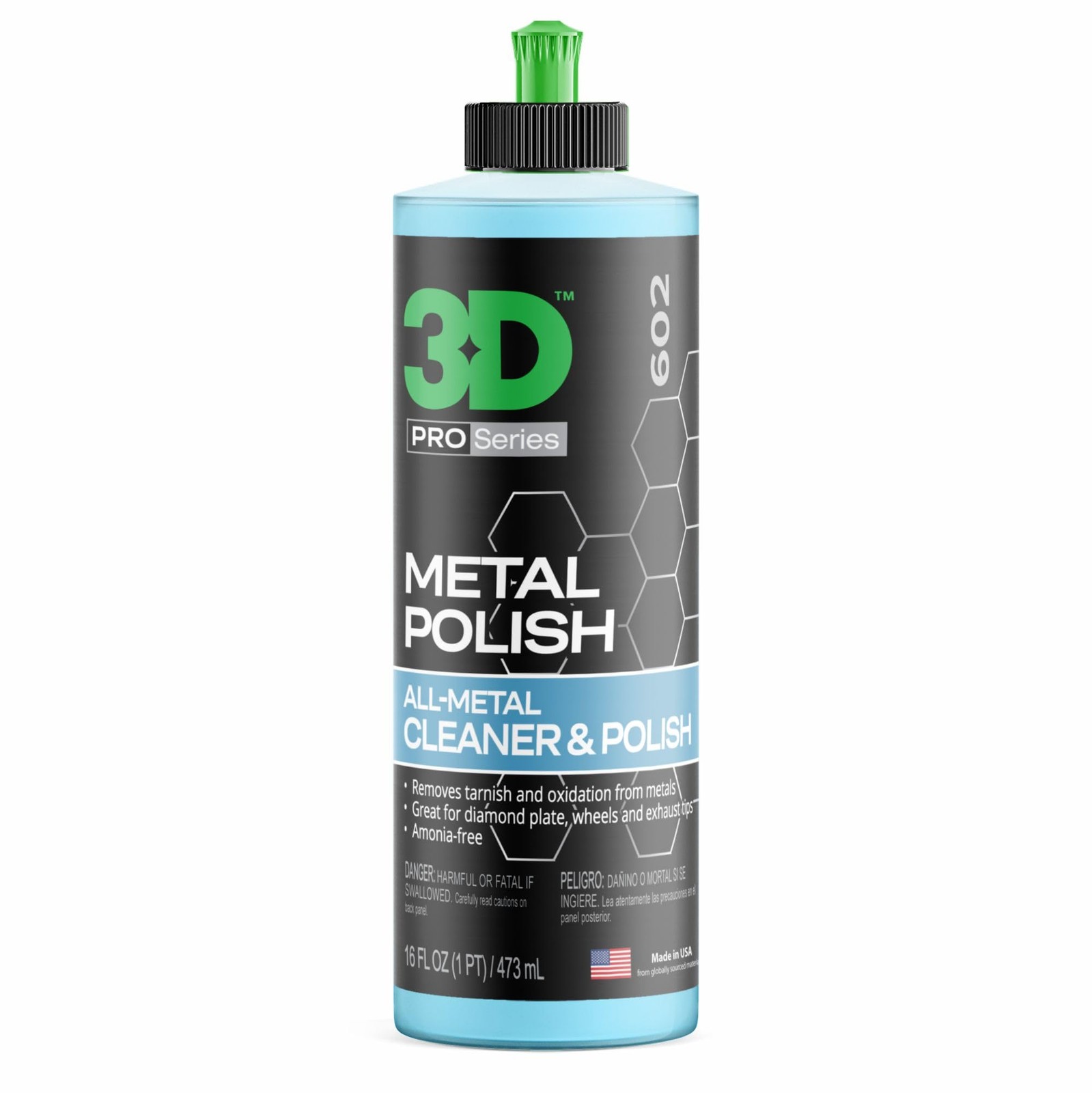 3D Metal Polish – Heavy Duty Car Metal Polish for Aluminum, Chrome, Brass, Co…