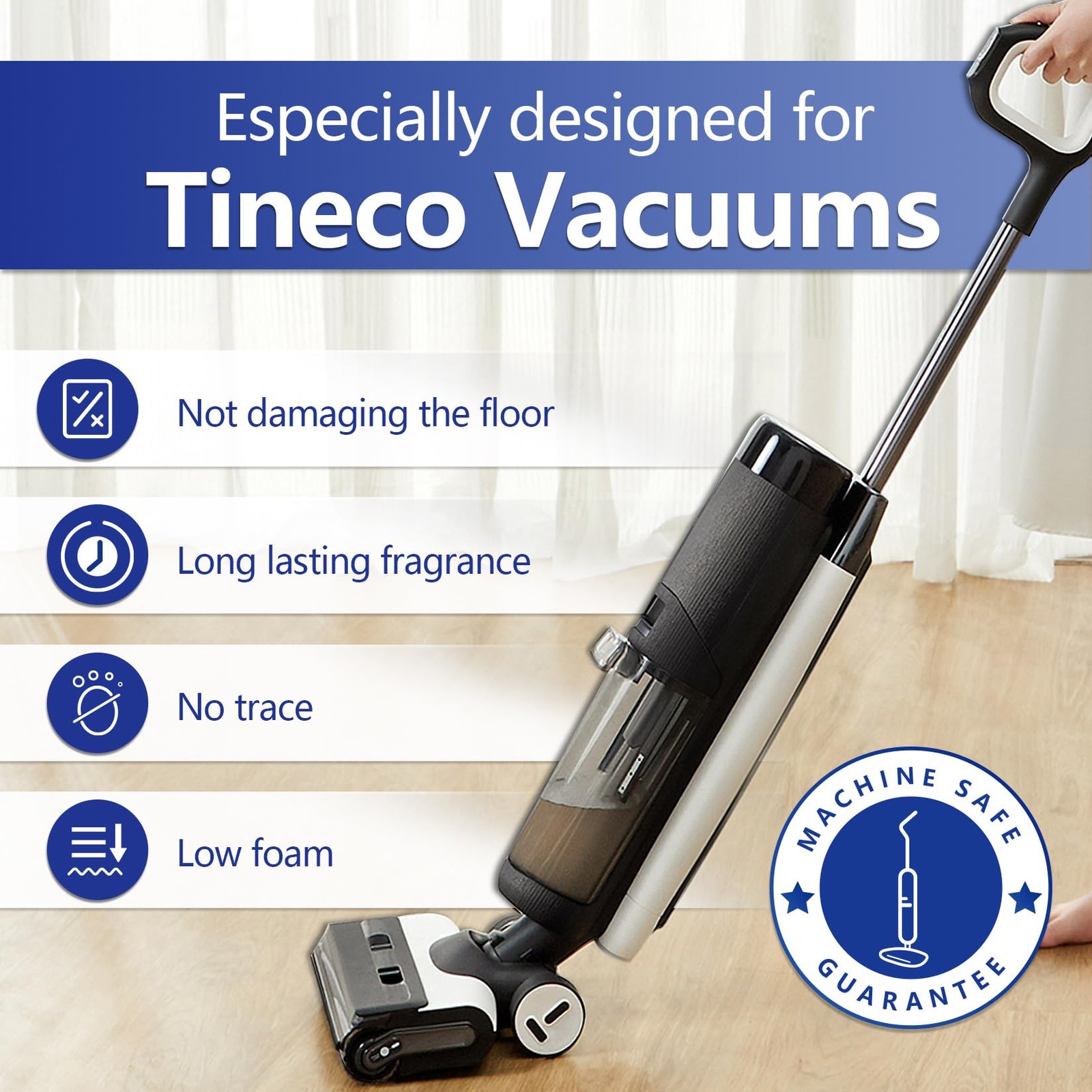 Floor Cleaning Solution with Tineco Floor & iFloor Series, 2-Pack 16.9floz La…