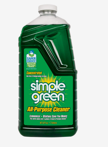 Simple Green ALL-PURPOSE Cleaner 2 Liters Concentrated Sassafras Scent Non-Toxic