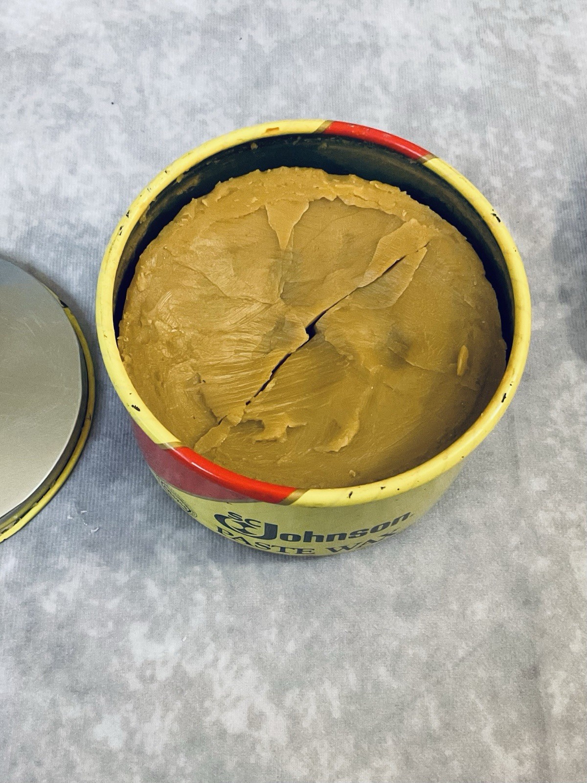 SC JOHNSON PASTE WAX 16 OZ ORIGINAL FORMULA 1988 OLD STOCK