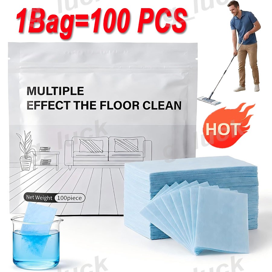 Multi-surface Floor Cleaning Tablets, 100 PCS for Hardwood Tile Laminate Marble