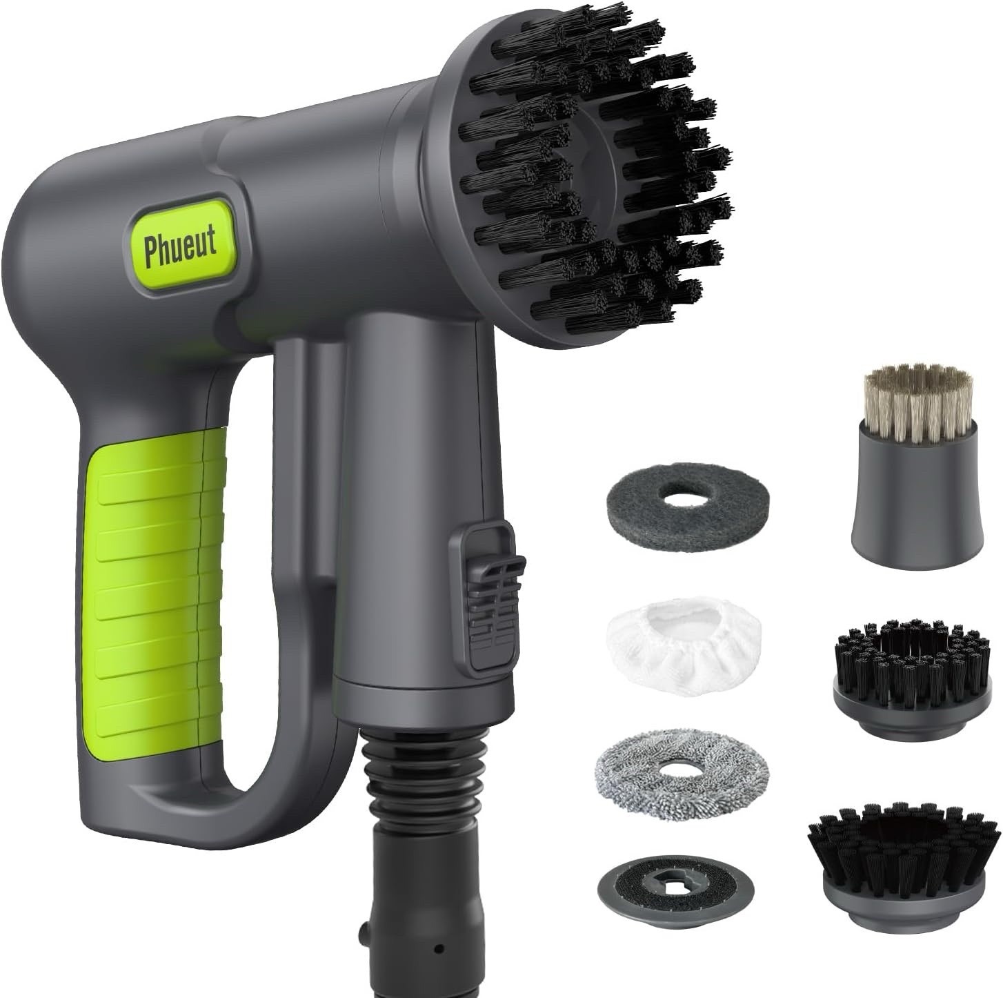 10-in-1 Electric Spin Scrubber, Grill Brush with 2X Higher Cleaning Efficienc…