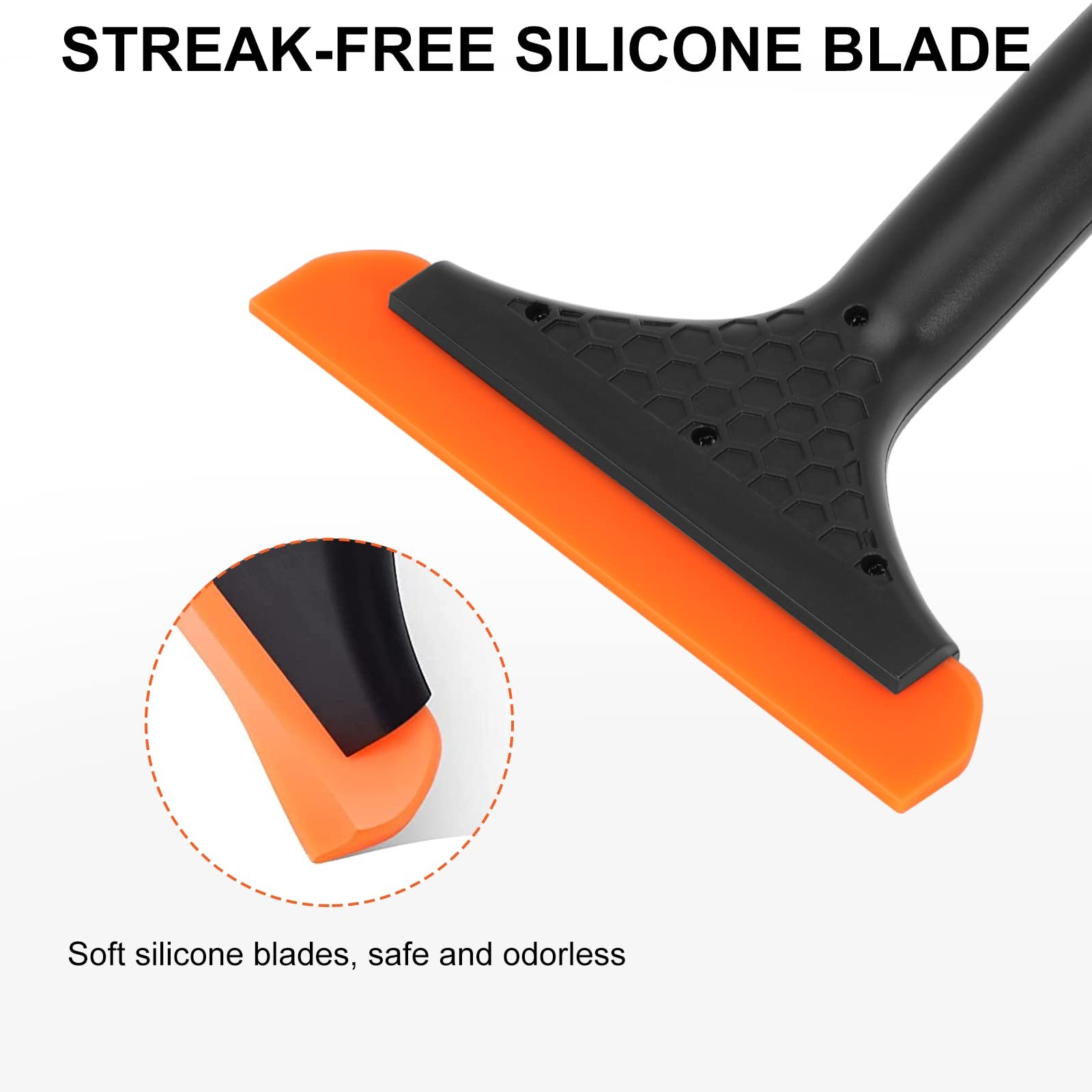Silicone Small Squeegee Car Window Squeegee Scraper Tool for Window Door