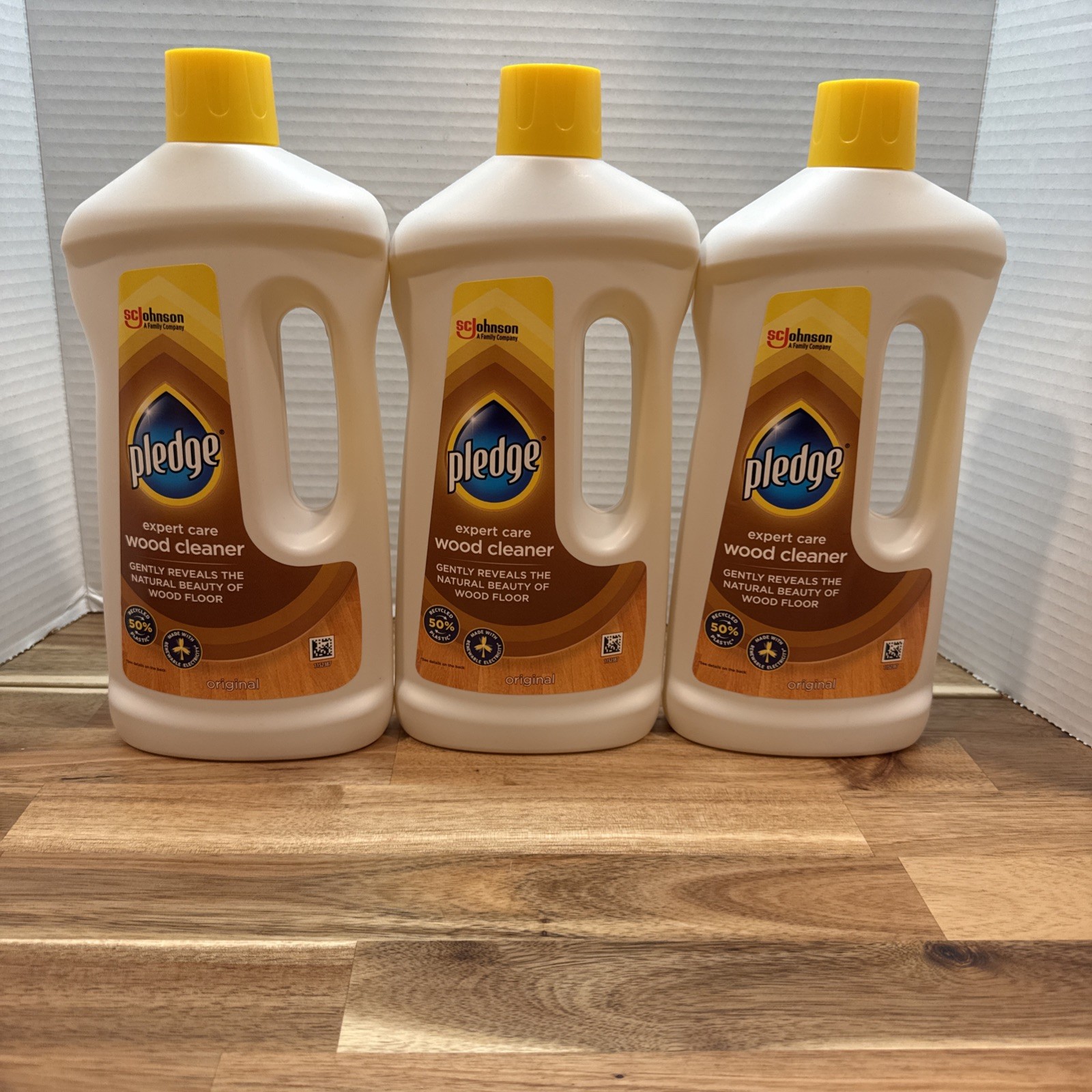 3 Pledge 36oz Clean It Gentle Wood Floor Cleaner Lemon Scent Expert Wood Floor
