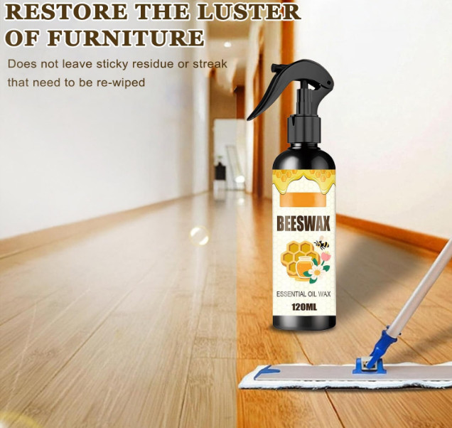 Natural Bee Wax Furniture Polish Spray Micro Molecularized Beeswax 120ml USA X 2