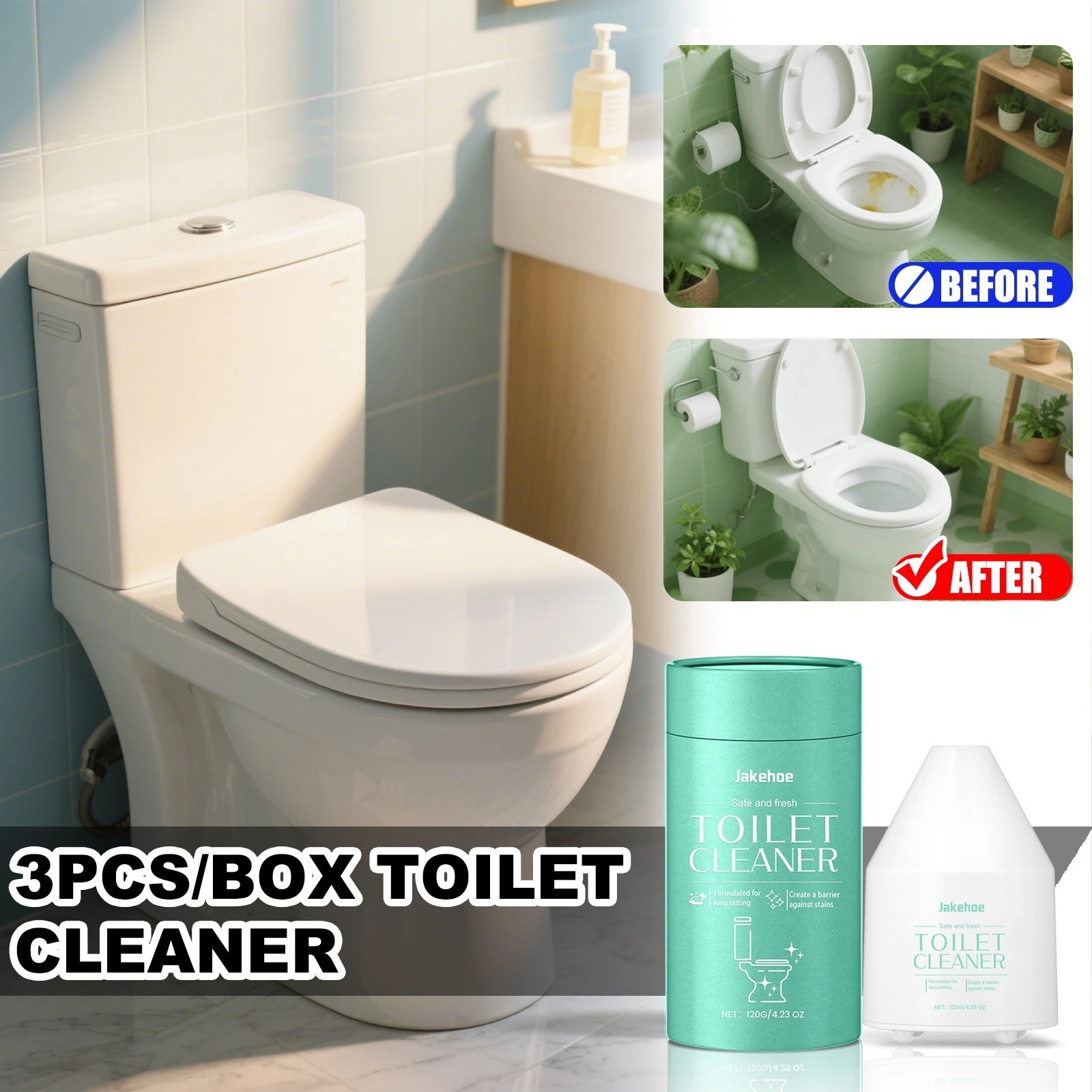 Krazy Klean Pro Toilet Bowl Cleaner, Crazy Klean Toilet Cleaner, Automatic Re
