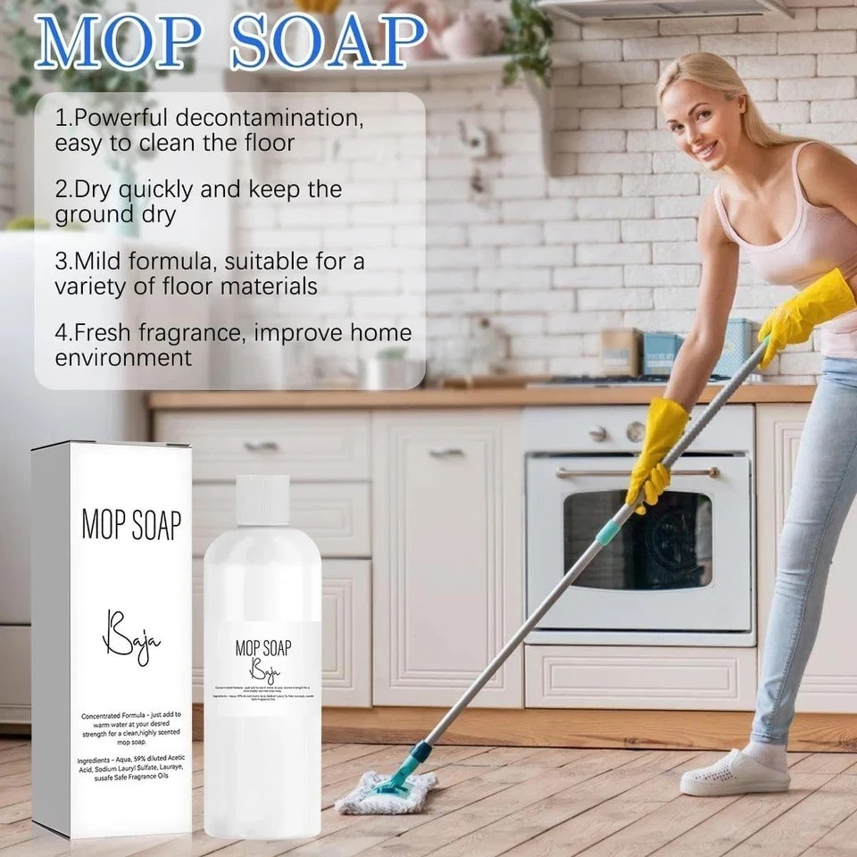Mop Soap, Mop Soap Brazilian Wave, Natural Scented Mop Soap, Mop Soap For Flo…
