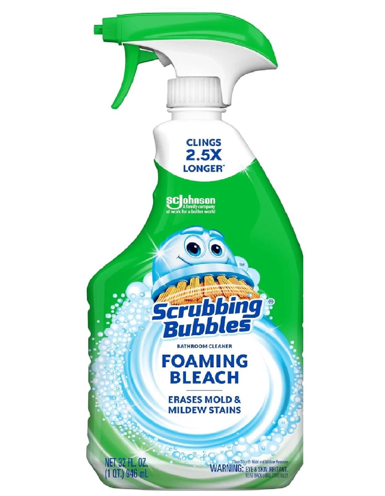 Scrubbing Bubbles Foaming Bleach Bathroom Cleaner, 32 Oz Spray