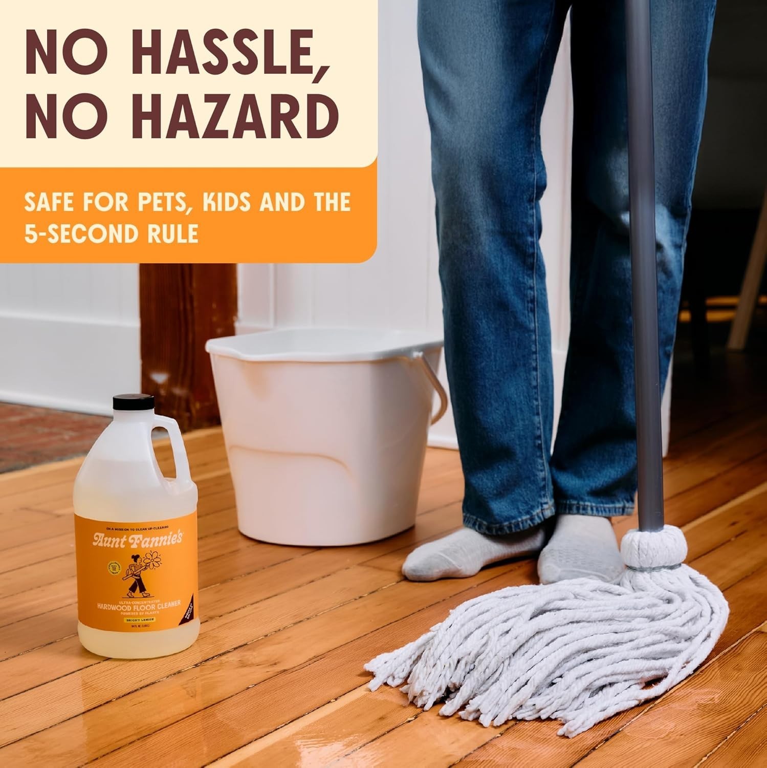 Cruelty-Free Ultra Concentrated Cleaner – 64 oz for Hardwood Floors, Lemon Scent