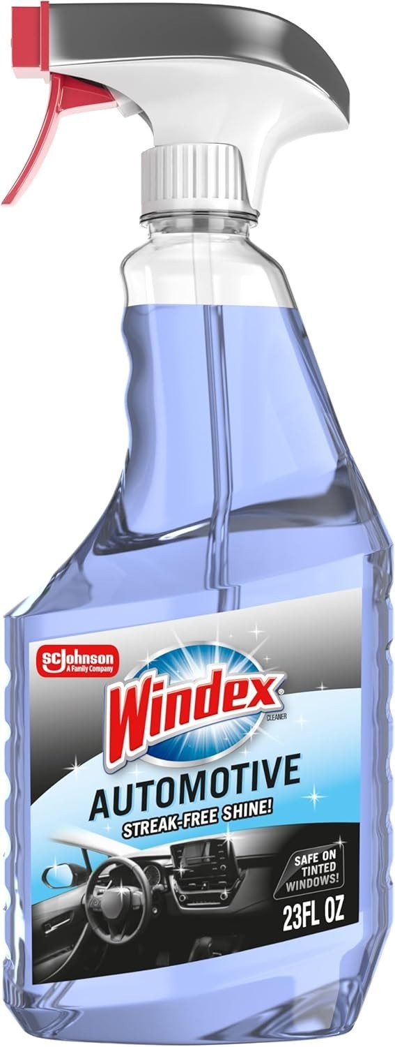 Automotive Glass Cleaner Streak-Free Shine 23 Fl Oz for Car Windows Tint