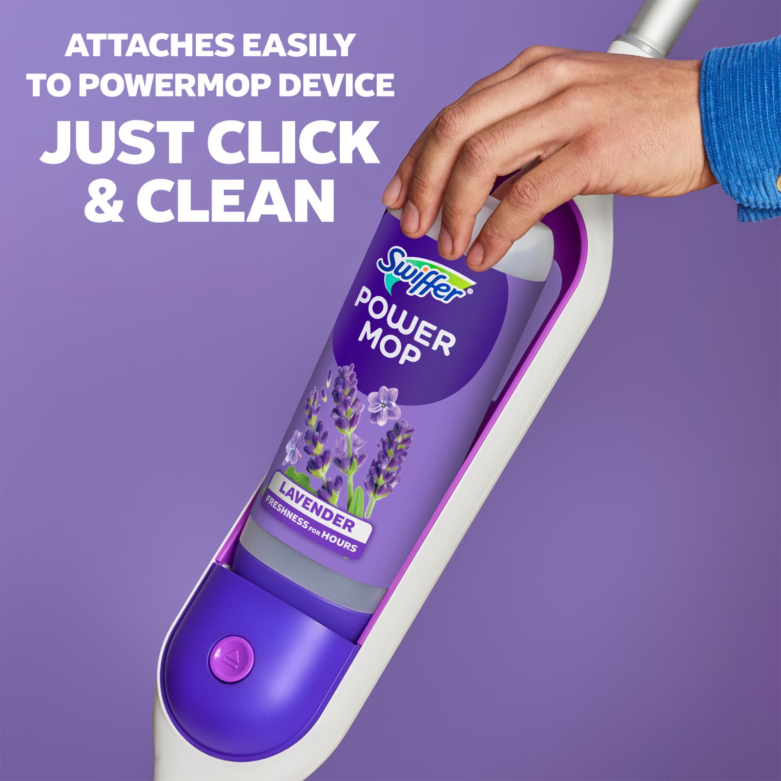 Swiffer Power Mop Refill Solution, Fresh Scent Floor Cleaner, 25.3 oz (2 Pack)