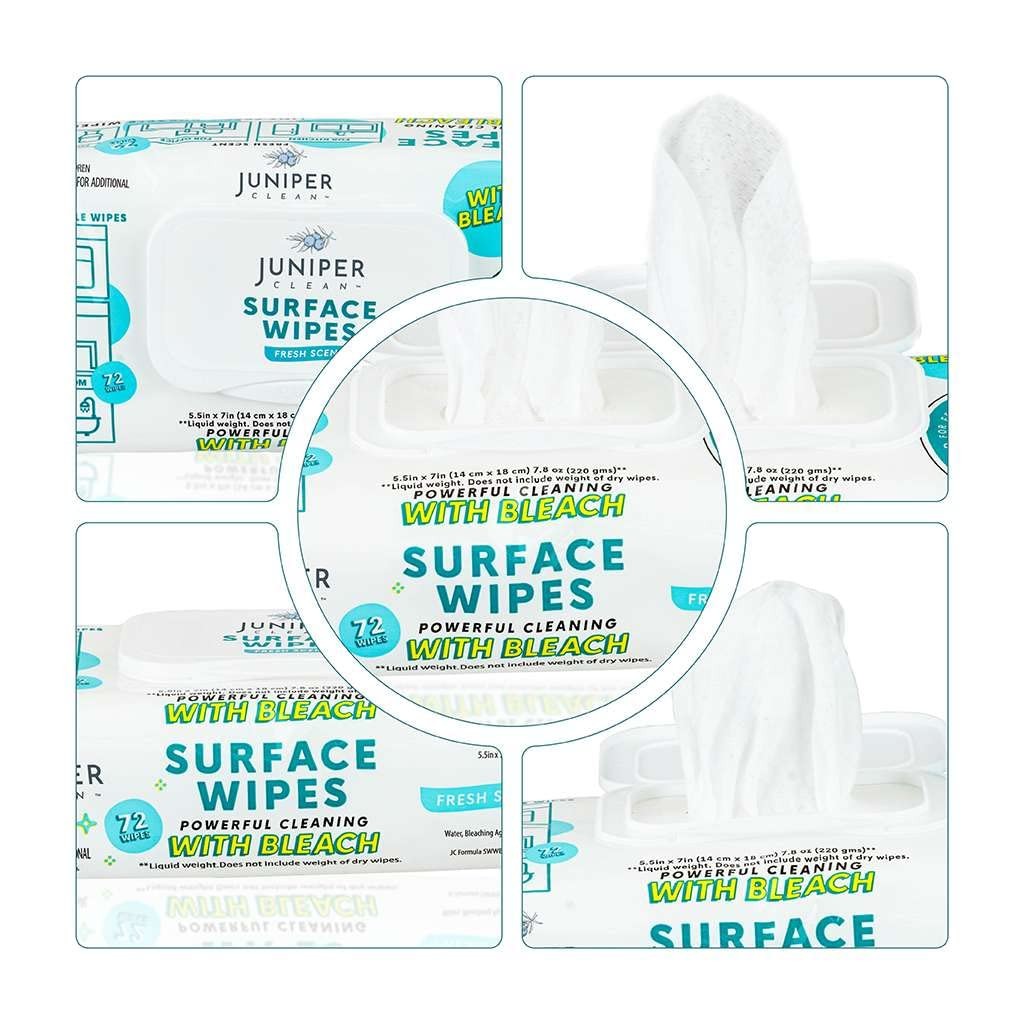 3 Pack Surface Cleaning Wipes with Bleach, All-Purpose Cleaner for Bathroom, …
